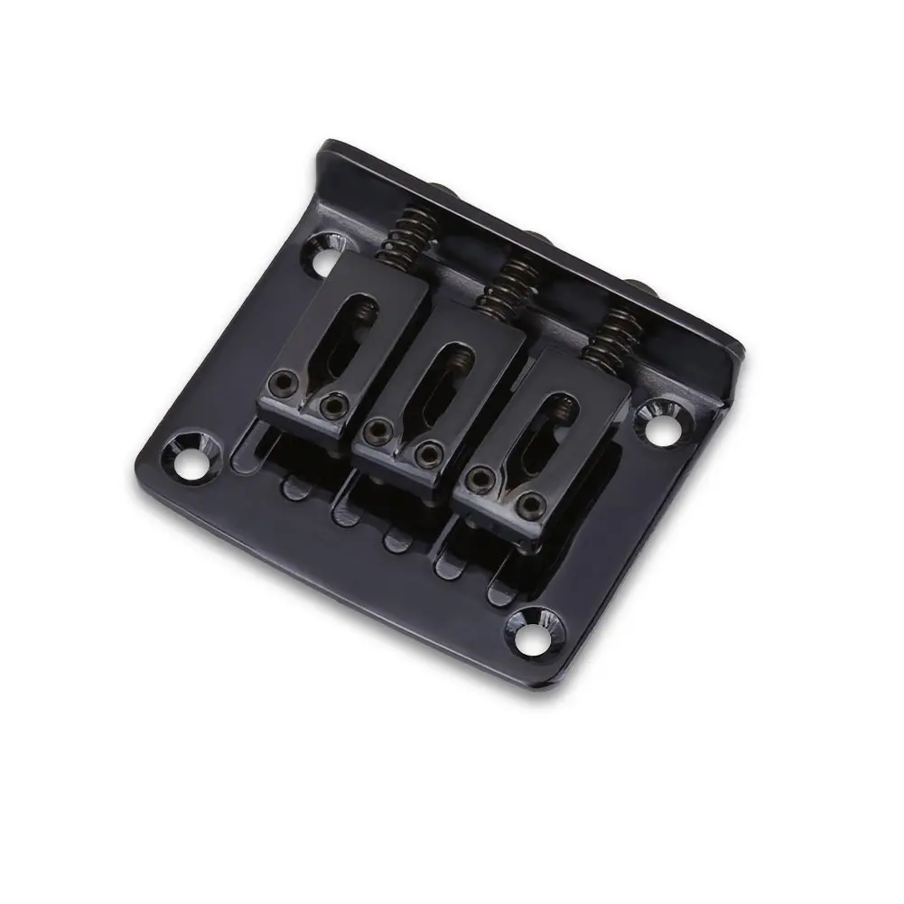 Электрический Гитары 3-строка фиксированной Замена моста Запчасти для Cigarbox |