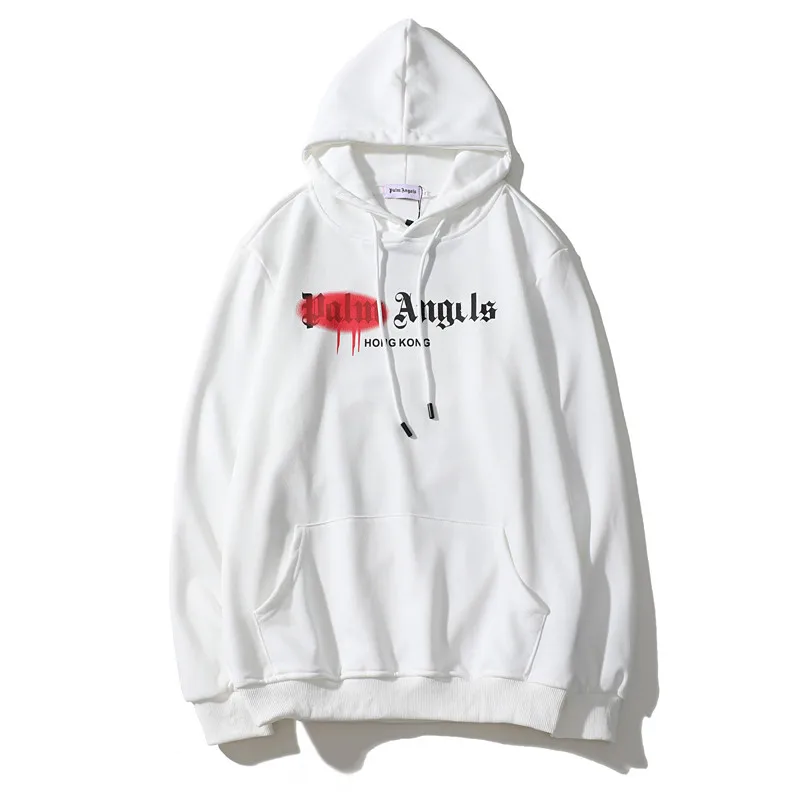 

Palm Angels Spray Letter Hoodie High Street Tide Brand Lazy Loose Men Hoodies Women Sweatshirts Hip Hop Tide 1234878