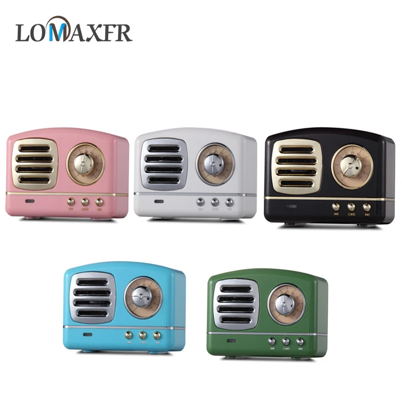 Ретро Bluetooth Динамик Мощный портативный динамик s мини беспроводной стерео музыка