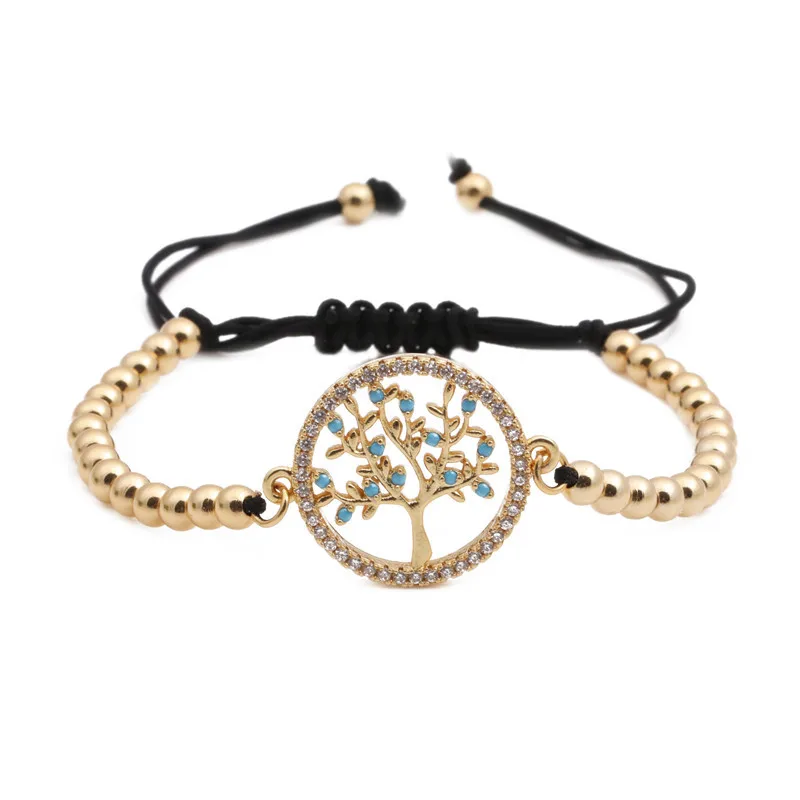 Браслет женский с белыми и синими фианитами 4 мм