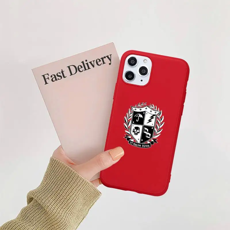 

The Umbrella Academy Phone Case Candy Color for iPhone 11 12 mini pro XS MAX 8 7 6 6S Plus X SE 2020 XR