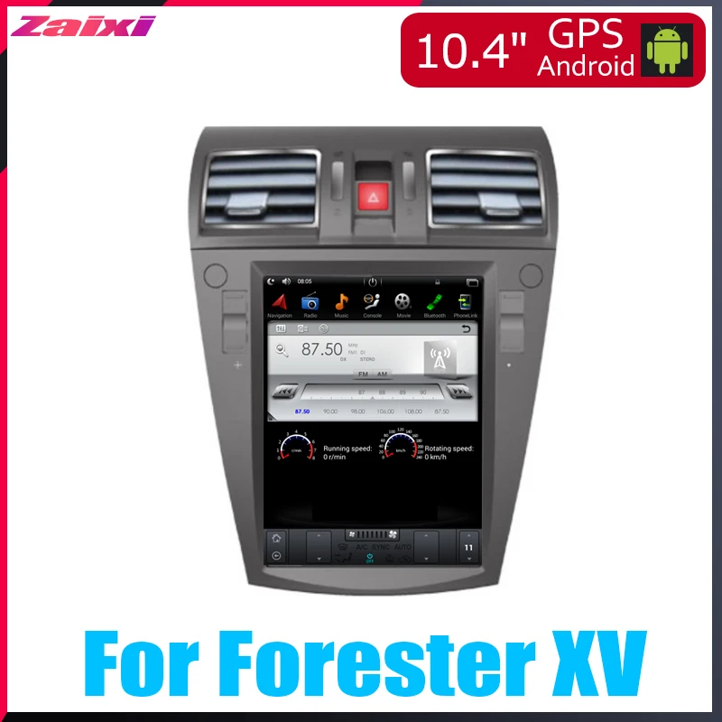 Для Subaru Forester XV 2012 2013 2014 2015 2016 большой экран Tesla вертикальный Android автомобильный ПК