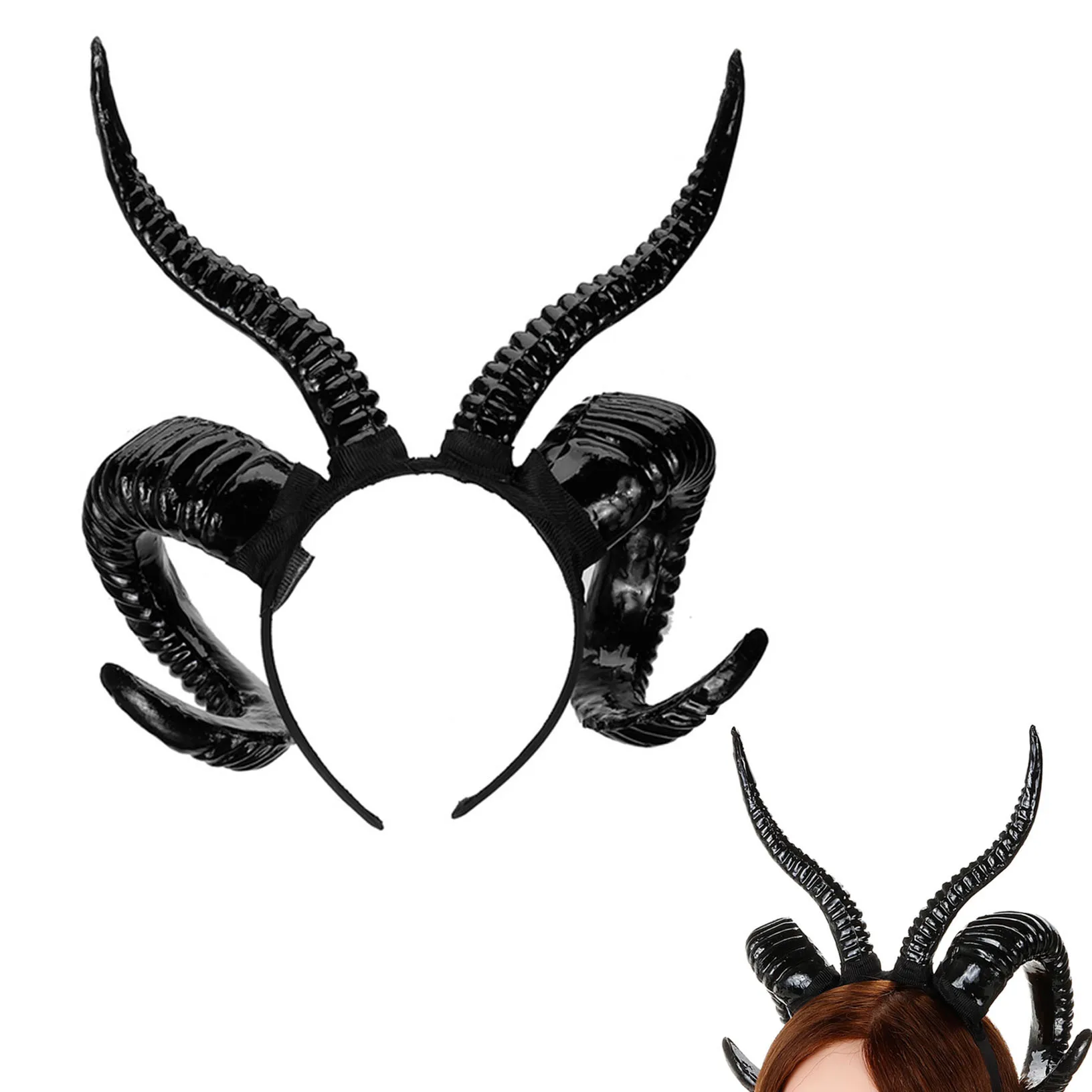 

Mori Girl Antelope Sheep Hair Horn Hoop Headdress Hairband Headband Cosplay Gift