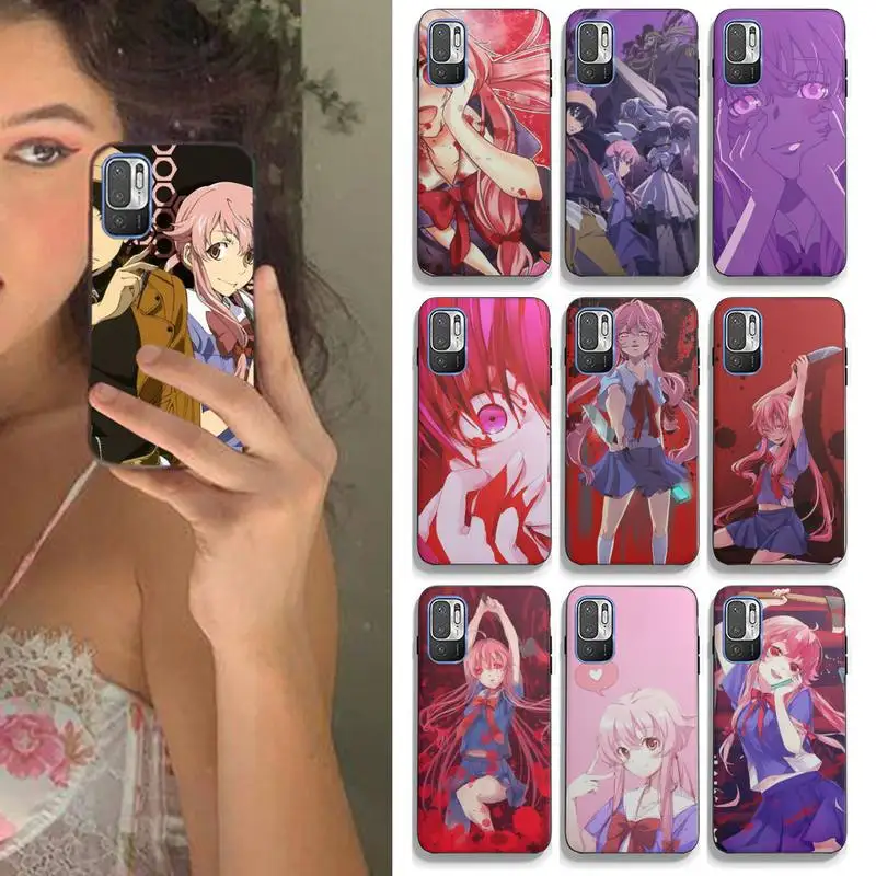 

Anime Mirai Nikki Gasai Yuno Phone Case For Xiaomi Redmi 8A 9 K30 Pro 9A Note 8T Note 8 9 Pro Silicone Cover