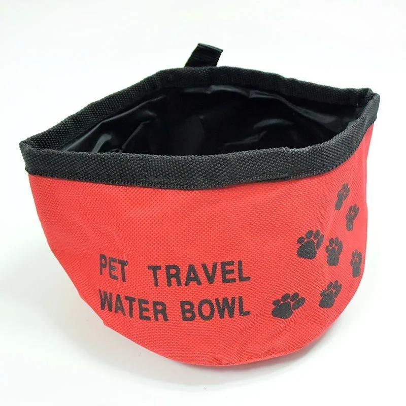 Дорожные пакеты для питомцев водонепроницаемая тканевая Складная миска