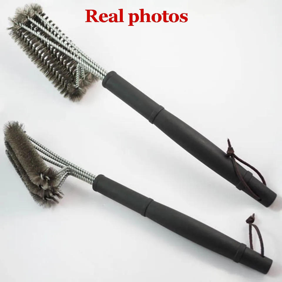 

18 Inch Grill Brush BBQ Cleaning Tool Grill Brush 3 Brushes Cleaning Bbq Accessories Tools Best Cleaner Barbecue Accessories