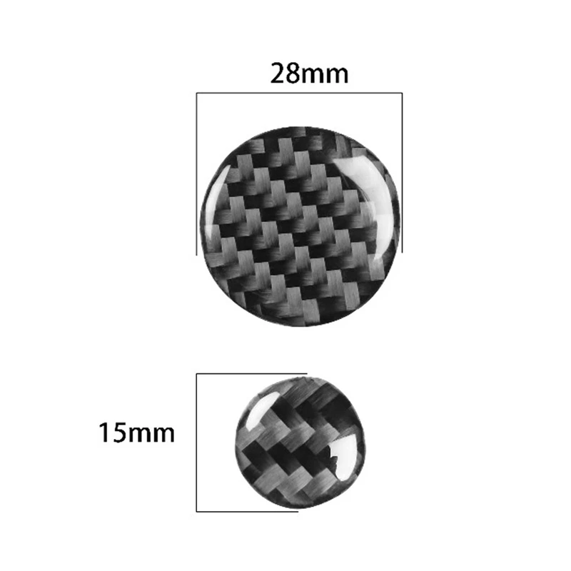 Carbon Fiber Multimedia Buttons Cover Trim Sticker Center Console For Mazda MX-5 Miata Roadster 2016+ MX5 ND Interior | Электроника