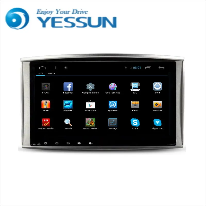 YESSUN для Toyota Land Cruiser 100 Android Автомобильная магнитола мультимедийное радио