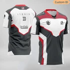 Униформа LCS Team, жидкие Трикотажные изделия, ударопрочная футболка для идентификации по индивидуальному заказу, футболка Twistzz для мужчин и женщин, футболка с именем на заказ, Dota, LoL, CSGO