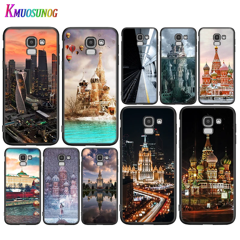 

Black Cover Moscow City Castle for Samsung Galaxy J8 J7 Duo J6 J5 Prime J4 Plus J3 J2 Core 2018 2017 2016 Phone Case