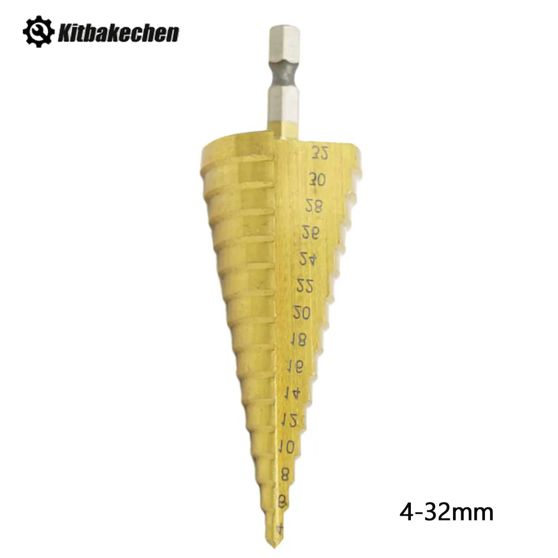 

Металлическое ступенчатое сверло, 32 мм, ступенчатое сверло с титановым покрытием