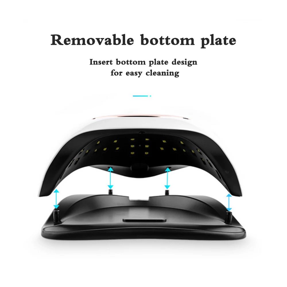

168W LED Lamp Nail Dryer LEDs UV Ice Lamp For Drying Gel Polish Timer Auto Sensor Manicure Tools