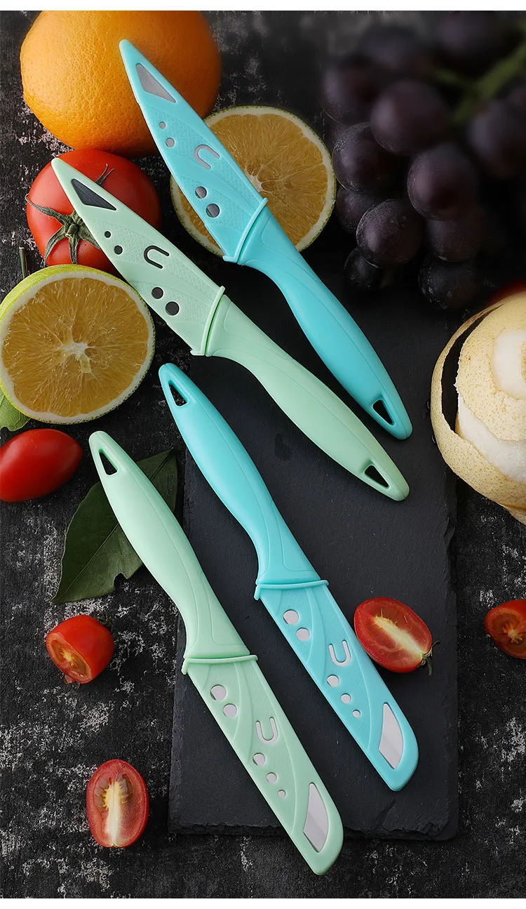 1 шт. нержавеющая сталь фрукты Ножи с крышкой домашний кухонный нож для очистки