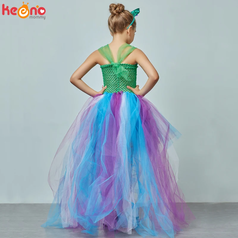 Платье-пачка детское летнее с юбкой-годе цветочным принтом | Детская одежда и