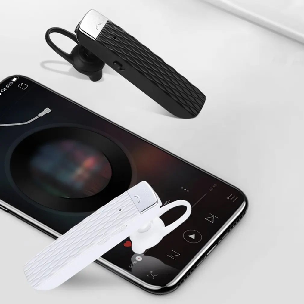 

Bluetooth 5.0 Earpiece Headset Handsfree Headphones Mini Wireless Earphone Earbud Earpiece For iPhone xiaomi