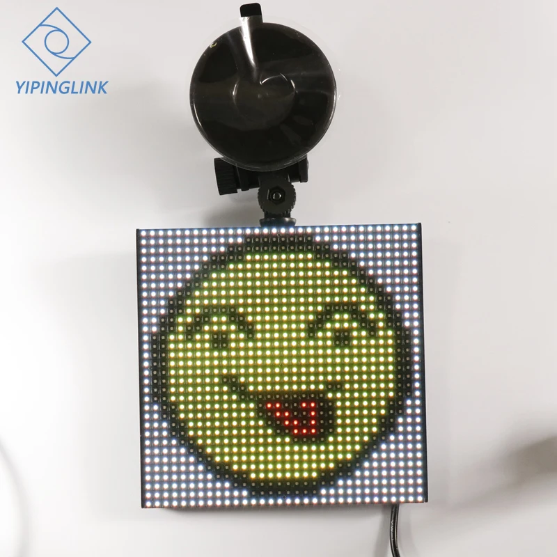 Первый светодиодный дисплей с Bluetooth управлением 12 В GIF анимация смайлики смайлик