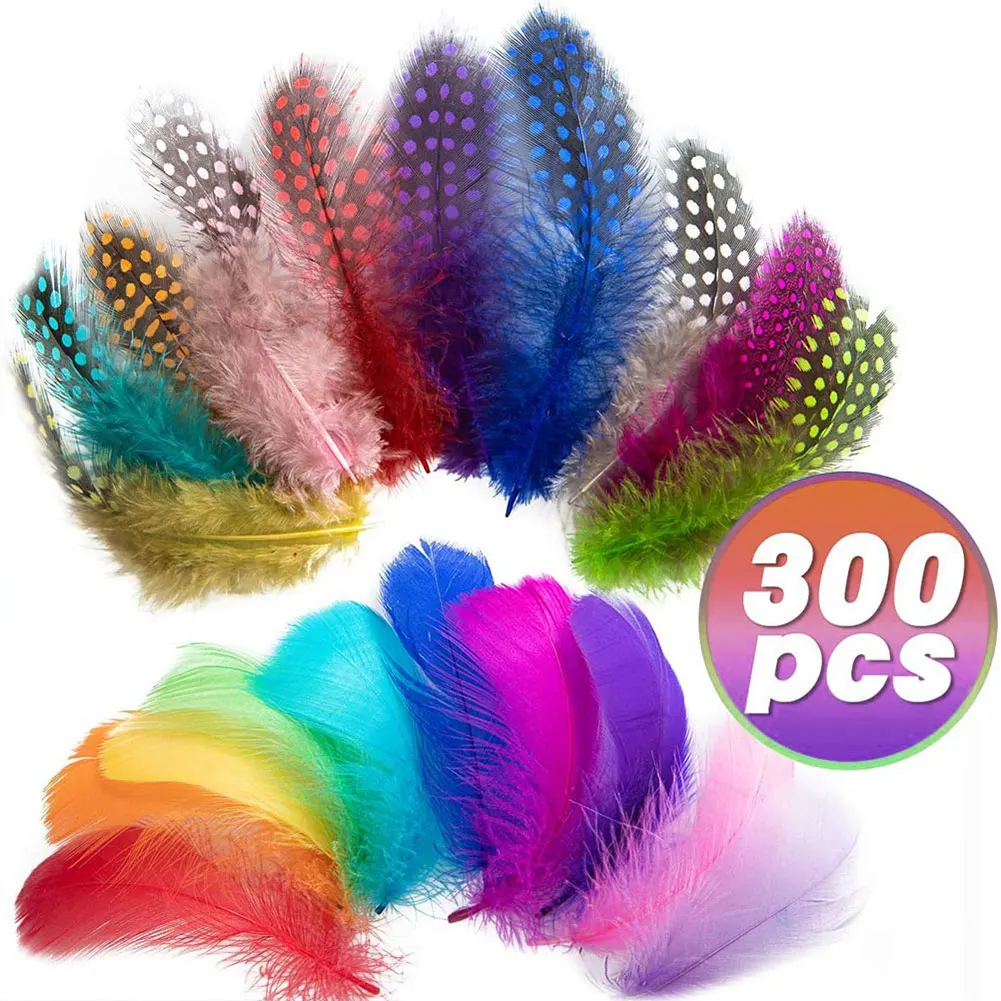 

300Pcs/Lot Turkey Fluffy Marabou 6-11CM Feathers For Needlework Wedding Decoration Plumes Handicraft Accessories