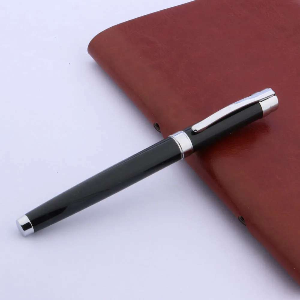 1 шт. подарочная металлическая Новая Черная синяя полоска Серебряная отделка