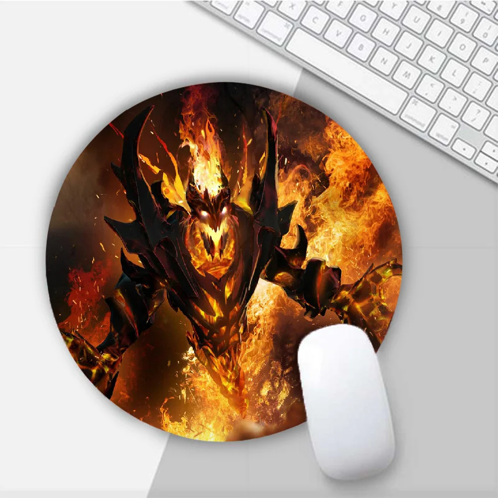 

DOTA 2 Game Round Mouse Mat Gaming Mouse Pad For PC Laptop Notebook 20x20cm Gamer Desk Pad