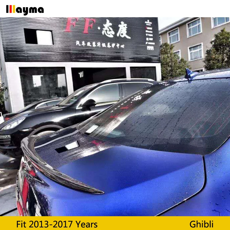 Спойлер заднего багажника из углеродного волокна для Maserati ghiсот 3 0 T S Q4 2013 2014 2015 2016