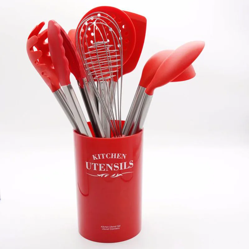 

ONEUP 8/9pcs/set Silicone Cookware Non-stick Spatula Spoon Kitchen Tool Temperature Resistance Kitchenware Kitchen Accessories