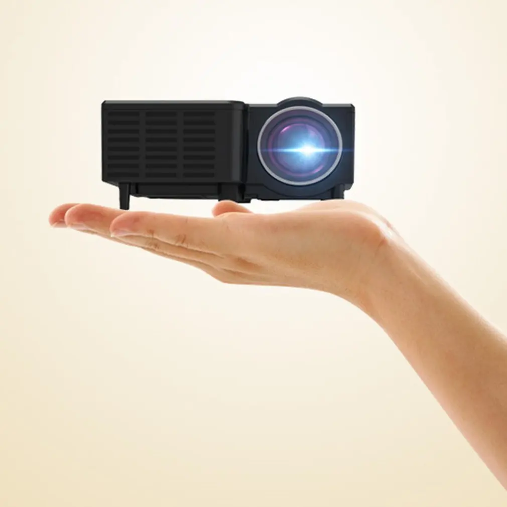 

UC28 1080P Home Cinema Movie Video Projector LED Mini Projector Video Beamer Support 4K Video U Disk TF Card STB