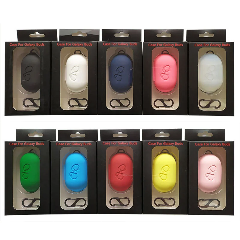Противоударный гибкий силиконовый чехол с полной защитой для Samsung Galaxy Buds
