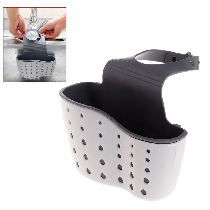 

Sink Caddy Double Layer Sponge Holders for Bathroom Kitchen Organization Baskets