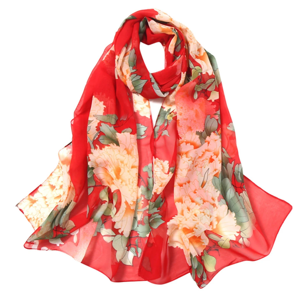 2019 роскошный женский шарф с большим цветочным принтом фиолетовая пляжная шаль