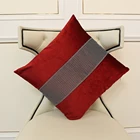 Чехол стразы на подушку, роскошный фланелевый чехол из искусственного шелка для домашней свадебной вечеринки, украшение стола