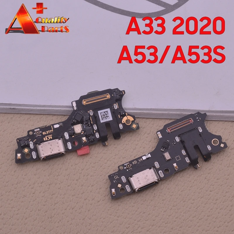 Original For Oppo A33 2020 A53 A53S USB Charging Dock Port Connector Board With Microphone Mic Headphone Jack Audio Flex | Мобильные