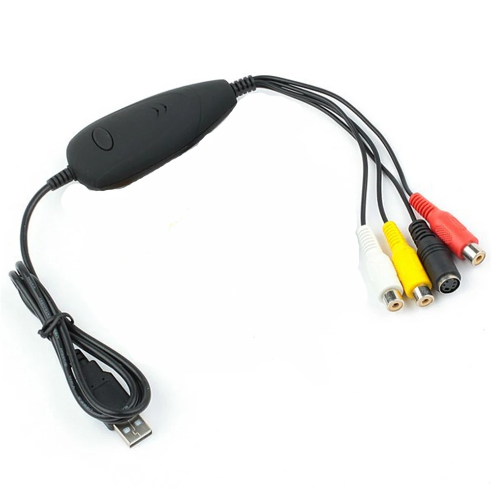 USB 2 0 аудио и видеозаписывающее устройство захват преобразователь аналоговая