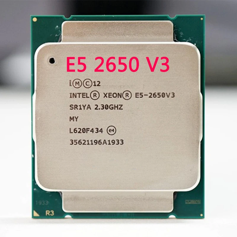 

Процессор Intel Xeon E5 2650 V3, 10 ячеек, 2,3 ГГц, SR1YA, toma de 105 W, LGA 2011-3, ЦП 2650V3