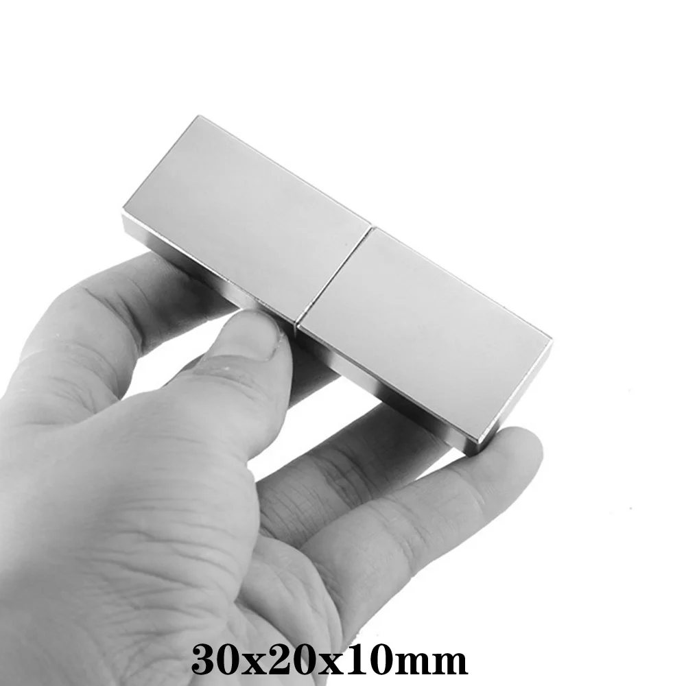 

1/2/5/10pcs 30x20x10 Strong Quadrate Neodymium Magnet 30*20*10 Powerful NdFeB Magnet 30x20x10mm Block Rare Earth Magnets