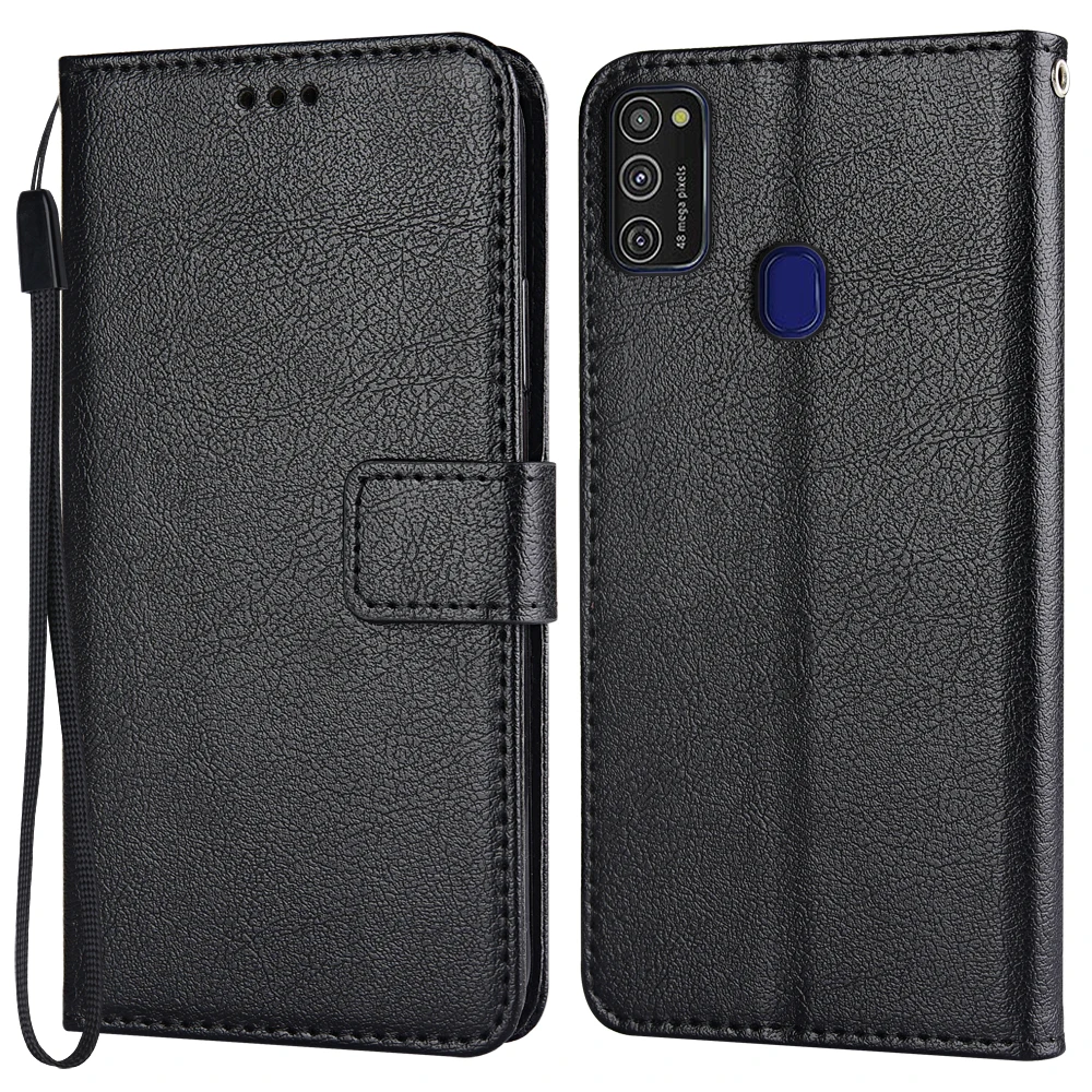 

Flip Wallet Magnetic Leather Case for Samsung Galaxy M21 M215 M215F SM-M215F 6.4'' Coque Funda Luxury Vintage Phone Bags Cover
