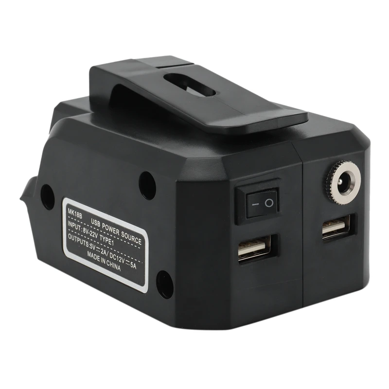 mk18b battery adapter for makita 18v bl1815g bl1813g li ion battery pc mobile phone usb charger dc 12v output connector free global shipping