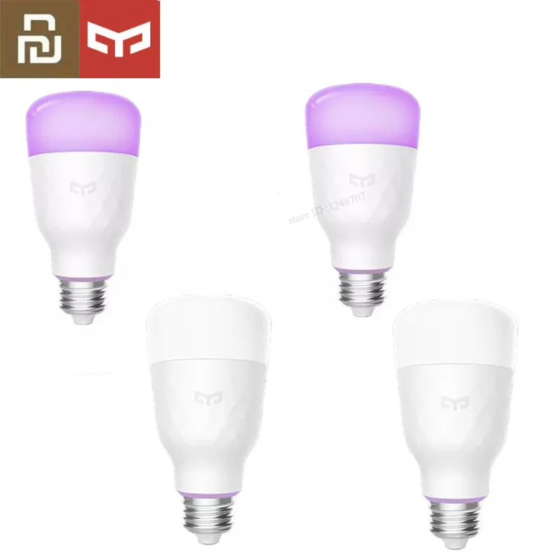 Type 10 Обновленная версия) крепление для спортивной камеры Xiao mi jia Yeelight Смарт светодиодный лампы Красочный 800 люмен 10 Вт E27 лимон умная лампа для mi home приложение - Цвет: Type 10