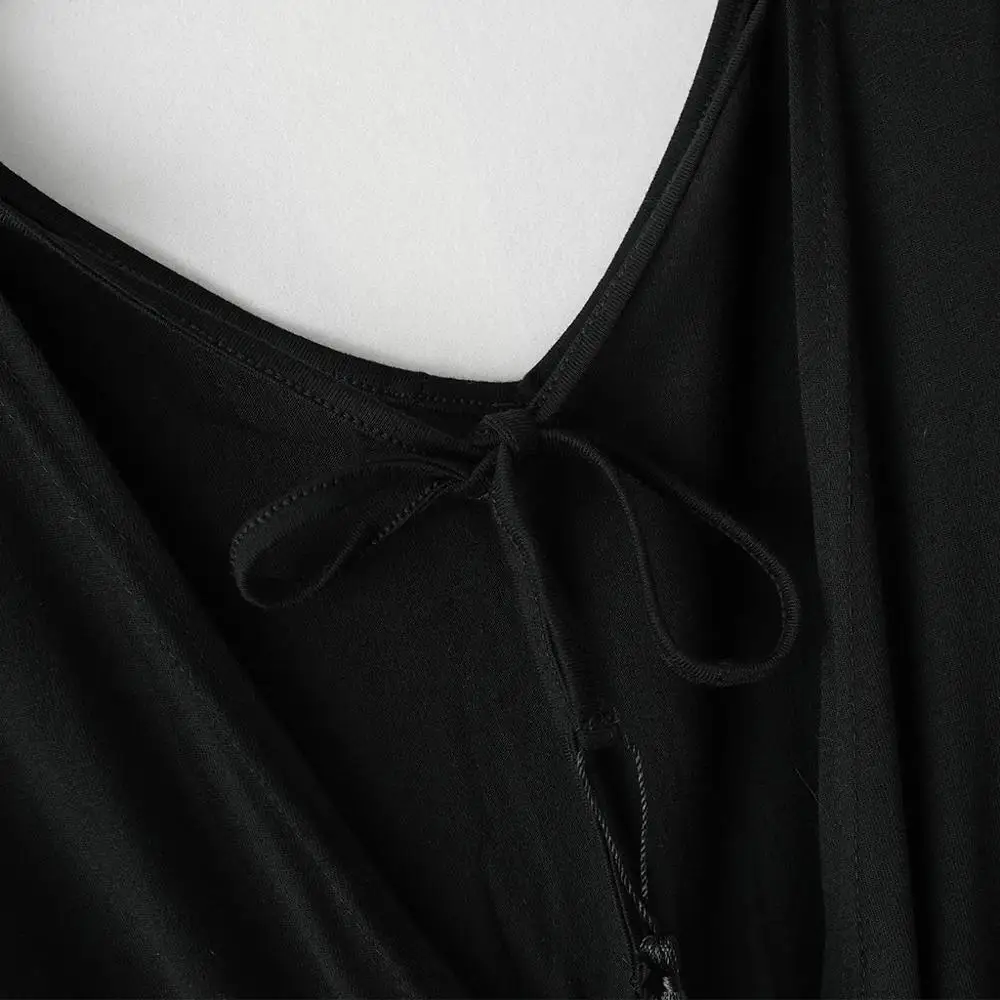 PatPat с открытой спиной Холтер боди Летний Повседневный для вечеринки v-образный