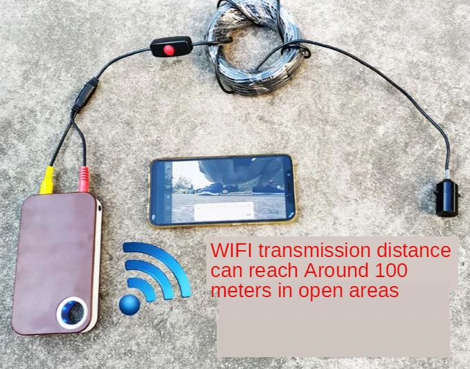 Цена Подводная камера для рыбалки HD, инфракрасная камера для подводной рыбалки с функцией ночного видения, Wi-Fi