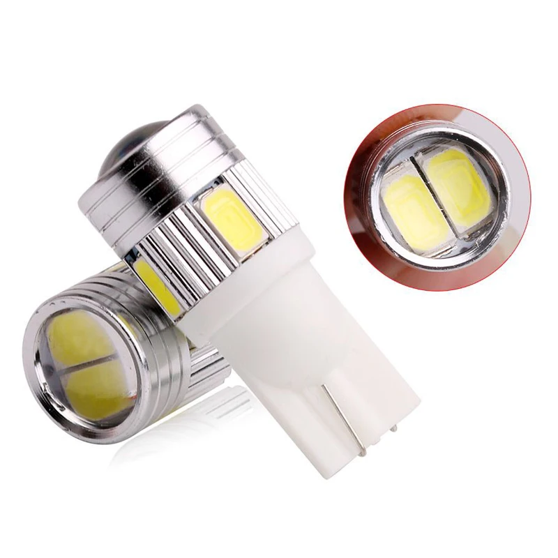 4x T10 W5W 194 168 светодиодный светильник футболка с принтом &quotавтомобиль&quot 6 SMD LED