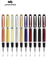 jinhao metal 750 iraurita 18 kgp 0 5mm medium nib fountain pen noble office school professional stationery
