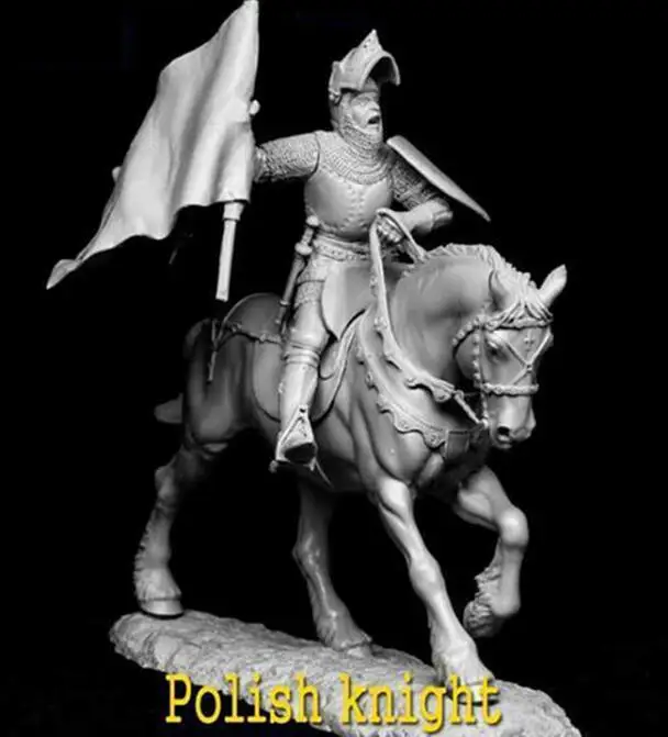 1/32 польский рыцарь смолы фигура Строительный набор|Наборы для сборки моделей| |
