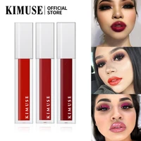 kimuse brand make up waterproof lipstick long lasting liquid matte lipstick kit lip gloss cosmetics lipgloss lip makeup