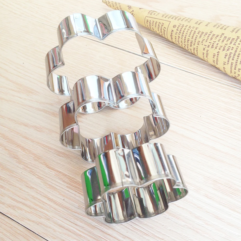 12 шт. в упаковке Нержавеющая сталь сердце звезда форма для торта печенья