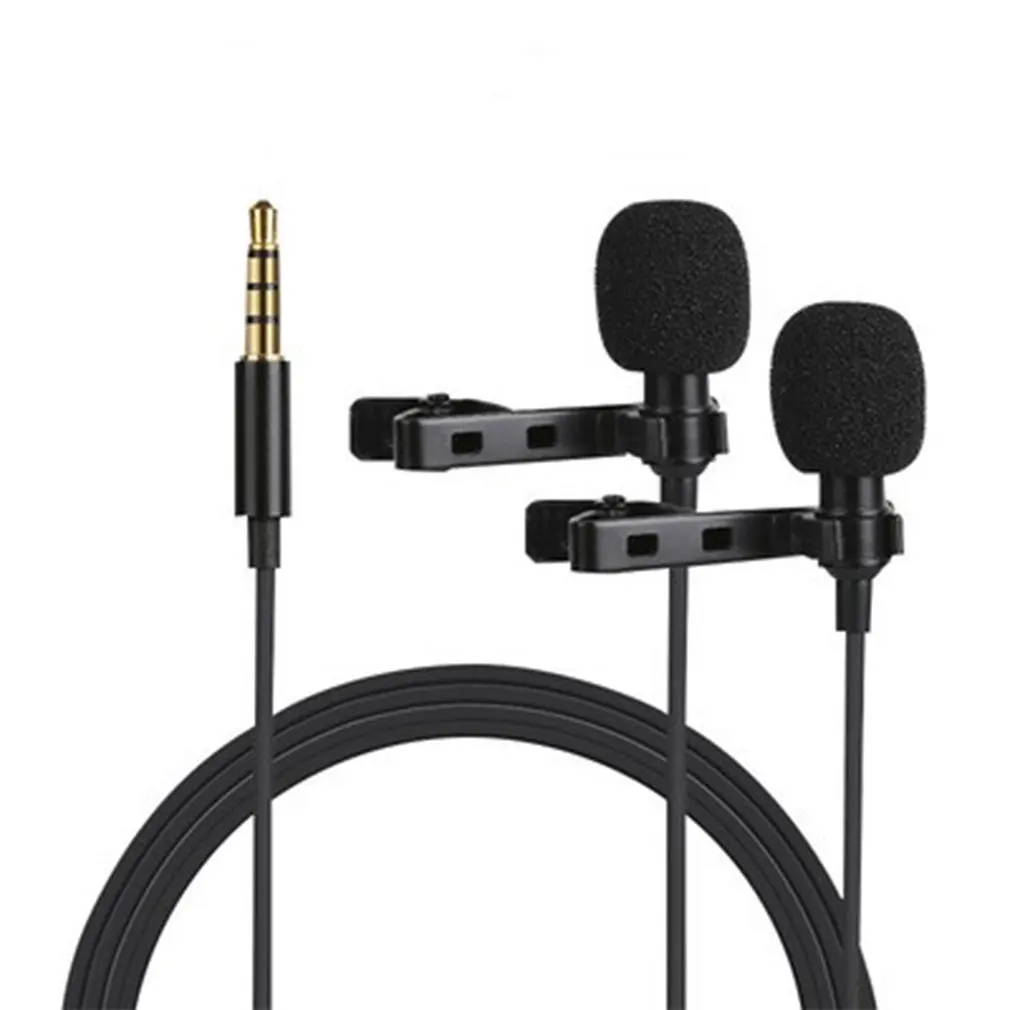 

PC / Phone / Camera Mini USB Microphone Lapel Lavalier Mic Portable External Buttonhole Microphones For IPhone Laptop