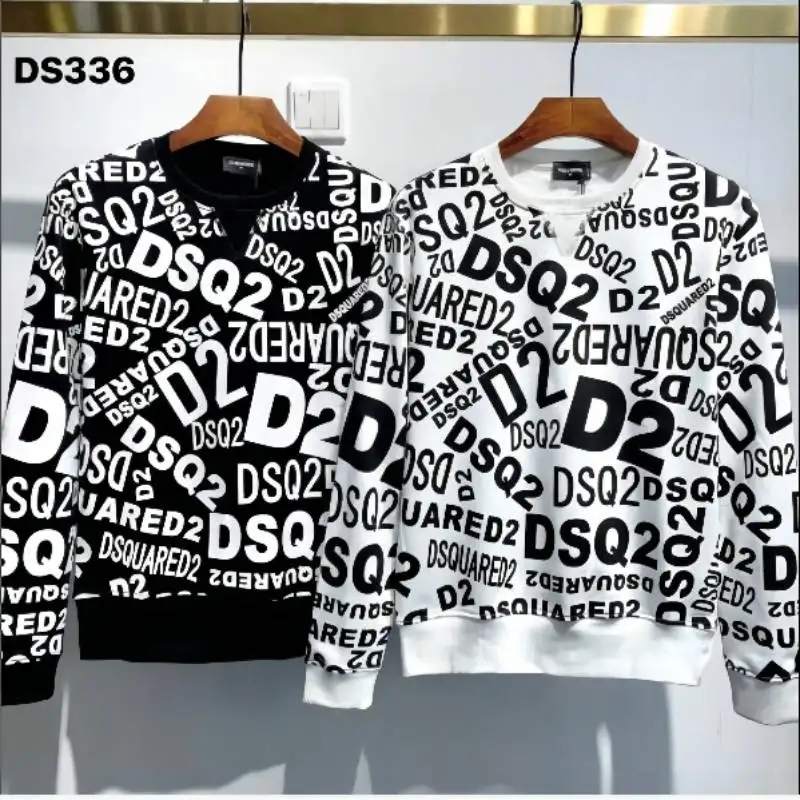 

2021 fw осень-зима Dsquared2 Женская/мужская толстовка с принтом унисекс Повседневная Толстовка DS336