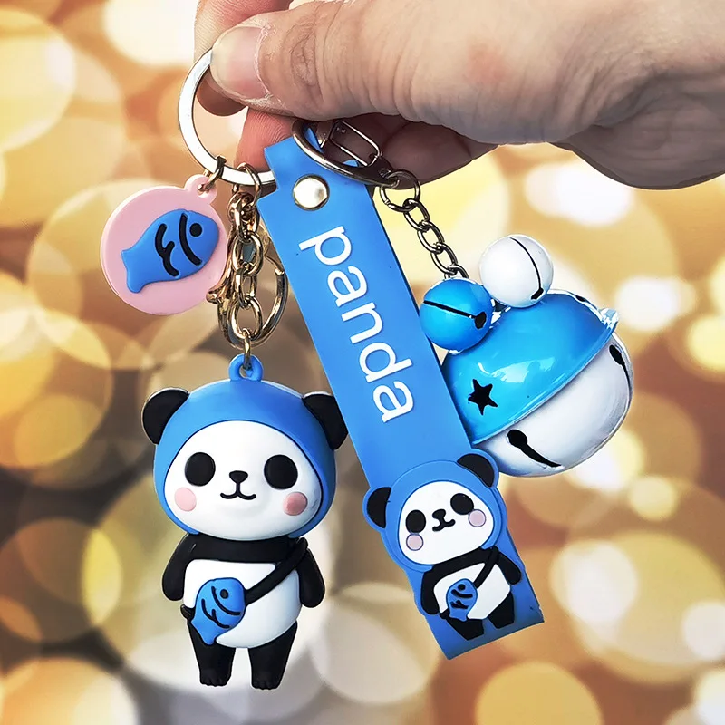 Китайский брелок Панда Силиконовый Забавный милый мультфильм животное панда