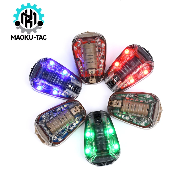 

Wadsn Tactical Helmet LED Light Hel-star 6 Gen 3 Blue White Strobe & Ir Signal Lamp Airsoft Hunting Weapon Accessories