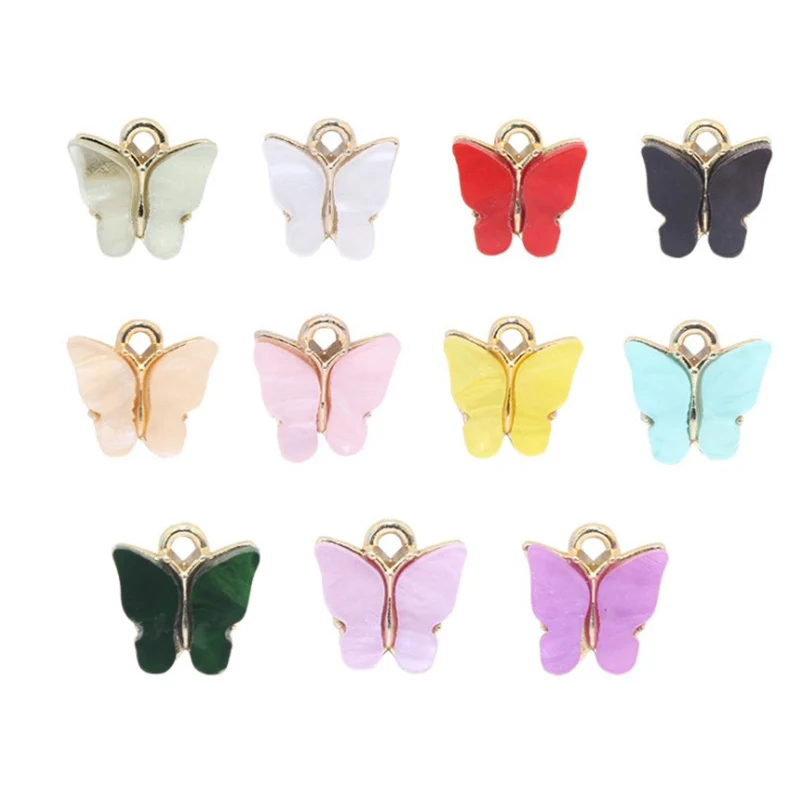 

10pcsbutterfly pendant DIY jewelry making butterfly earrings jewelry accessories