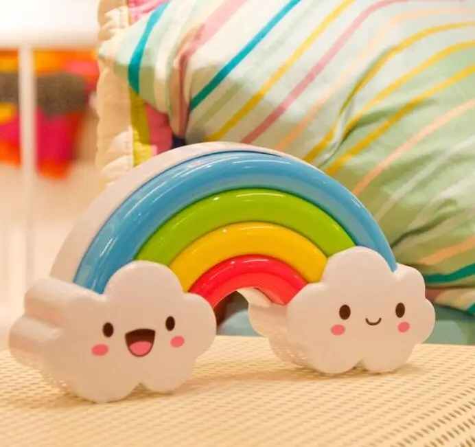 

New Rainbow Led Night Lights Battery Night Lamps For Baby Room Living Room Decor